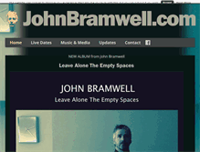 Tablet Screenshot of johnbramwell.com